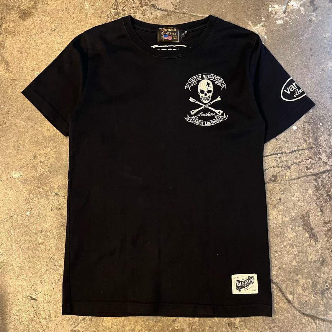 Vanson Leather Embroidery Tee 상품이미지3