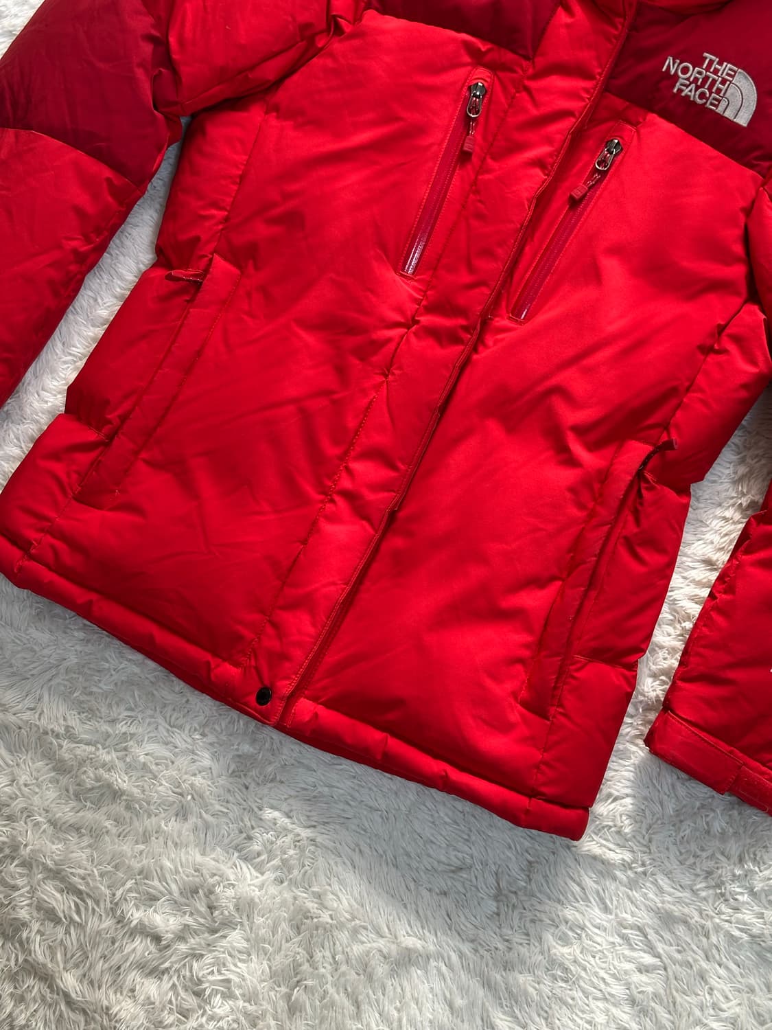 노스페이스 키즈 패딩 85(M) 빨간색 상품이미지6