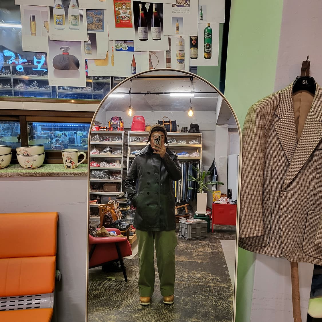 Pig-nappa 레더 자켓 (L) 상품이미지2