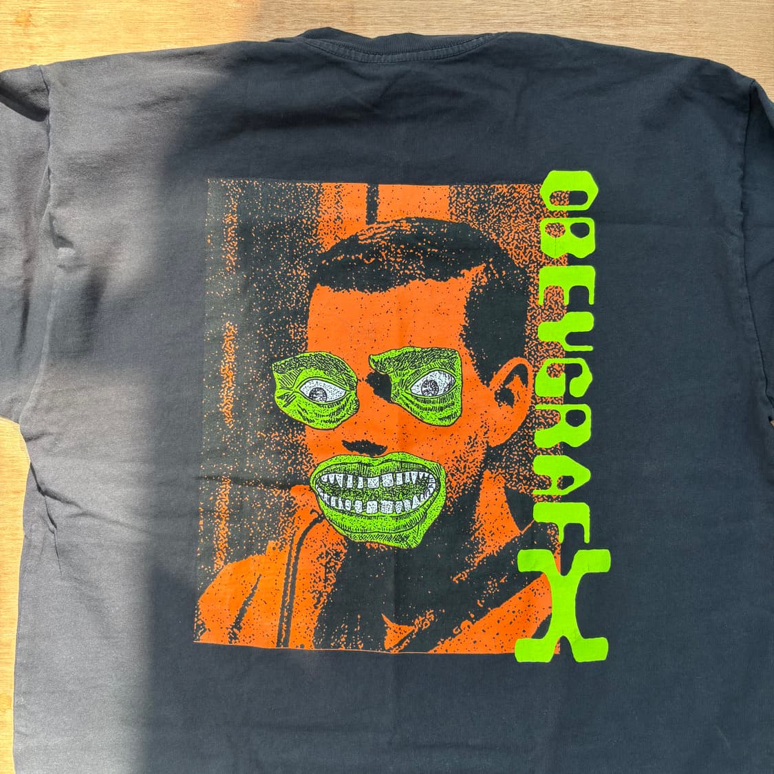 Obey Distorted Face Print T-Shirt  오베이 상품이미지3