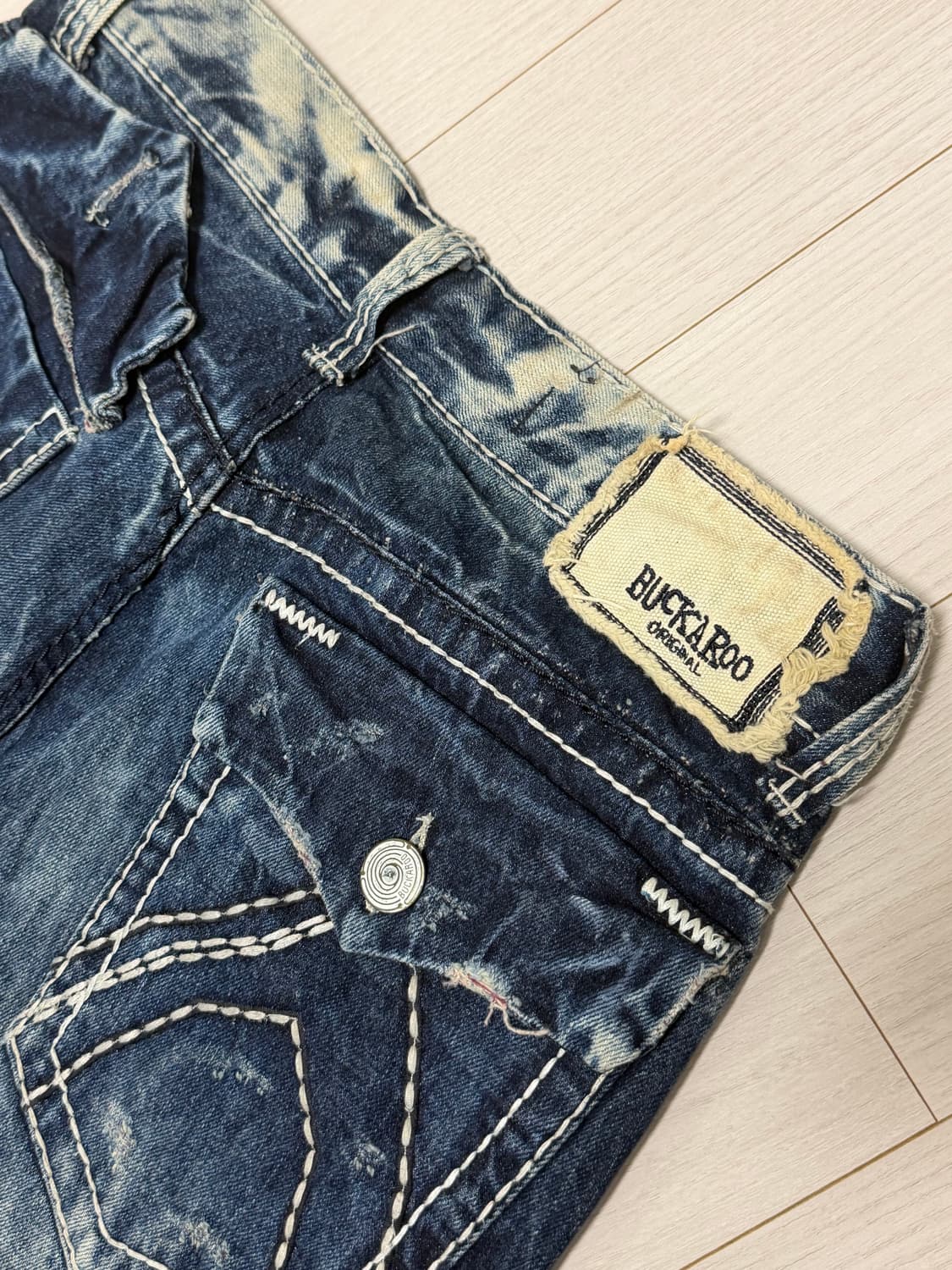 vintage Buckaroo washed pants(size 32) 상품이미지3