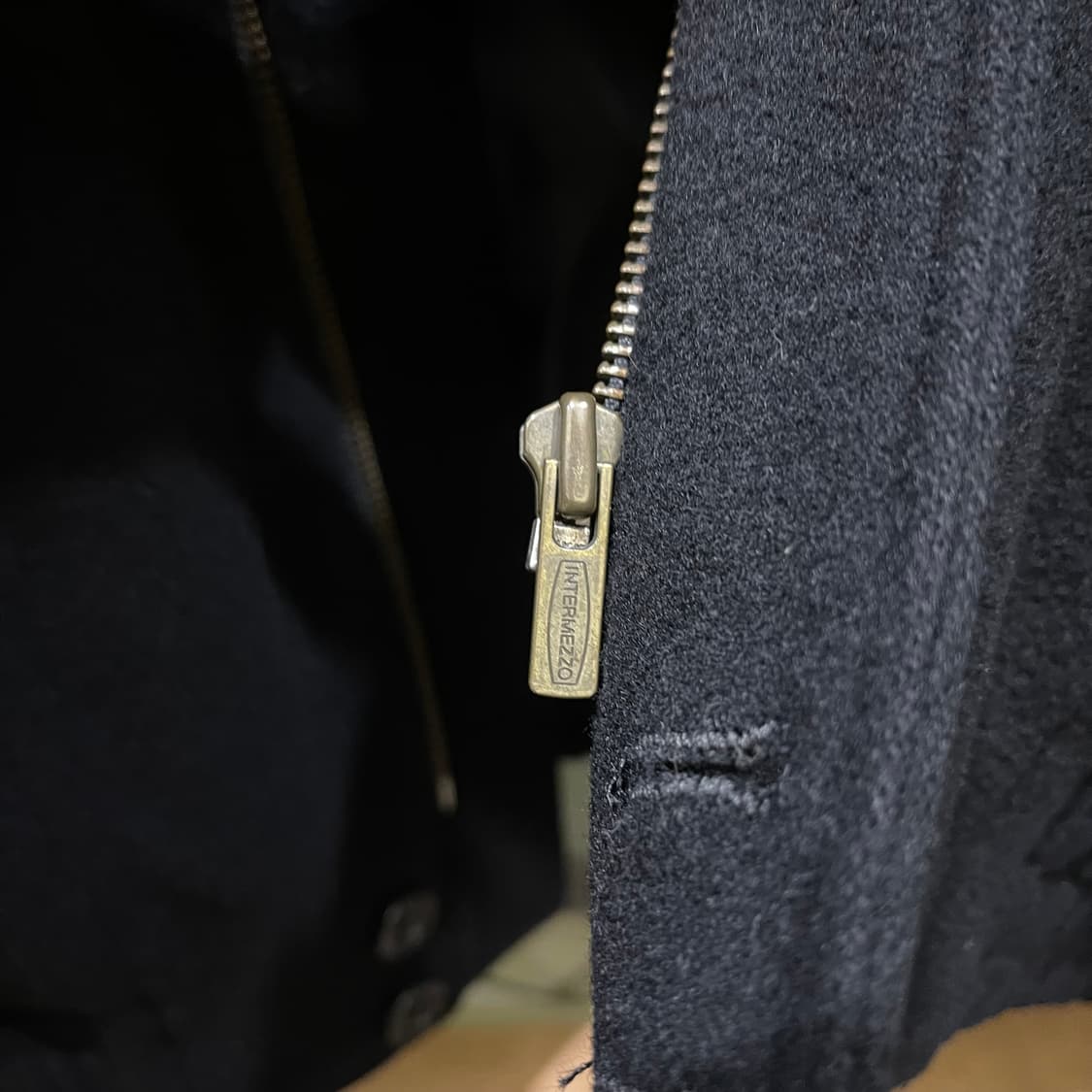 일본판 인터메조 울 블루종 상품이미지5