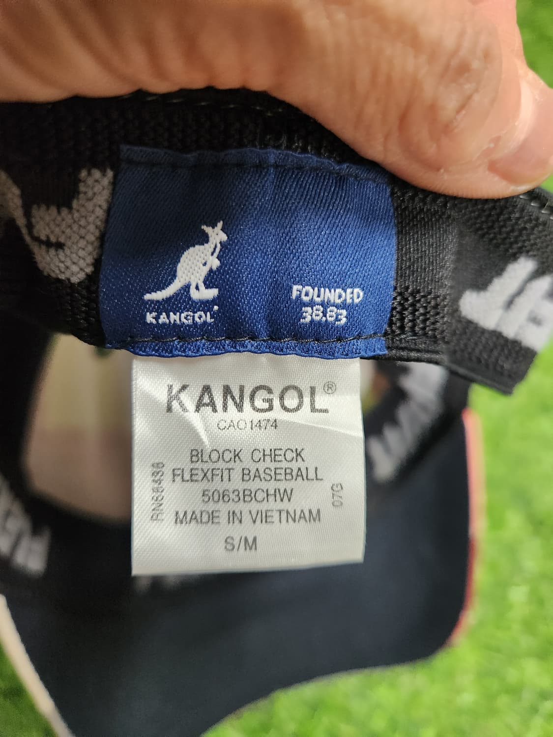 빈티지 KANGOL 블록체크 볼캡 🧢 레어템 찜각 상품이미지6
