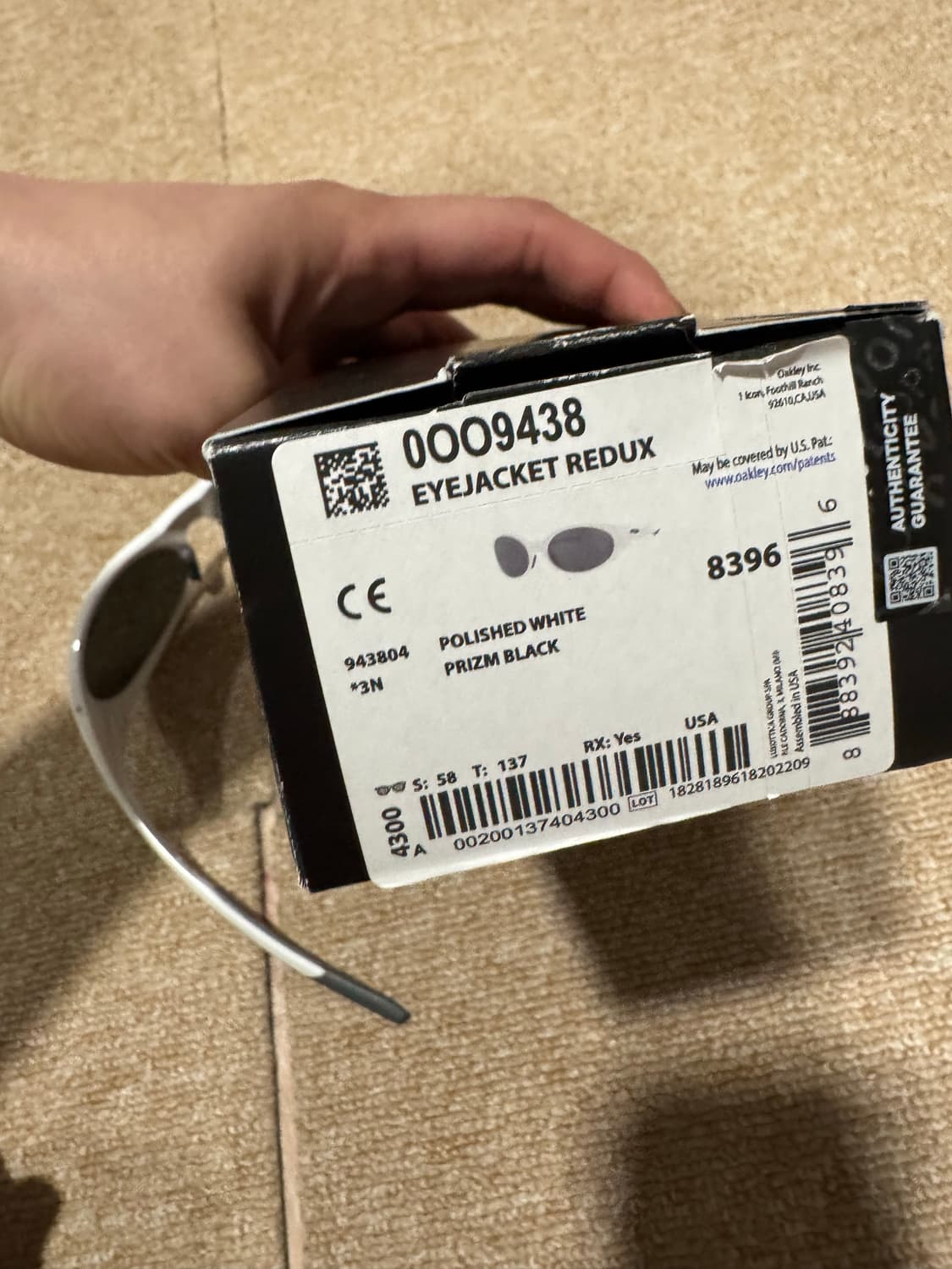 오클리 아이자켓리덕스 화이트 상품이미지5