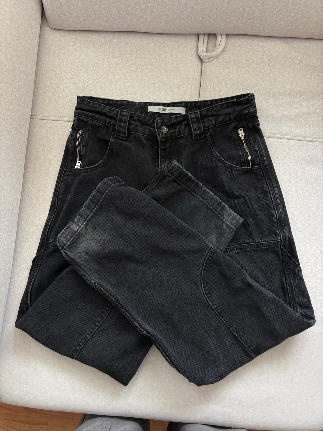 플라프틱프로덕트 MPa CALF POCKET PANTS (BLACK) 상품이미지1