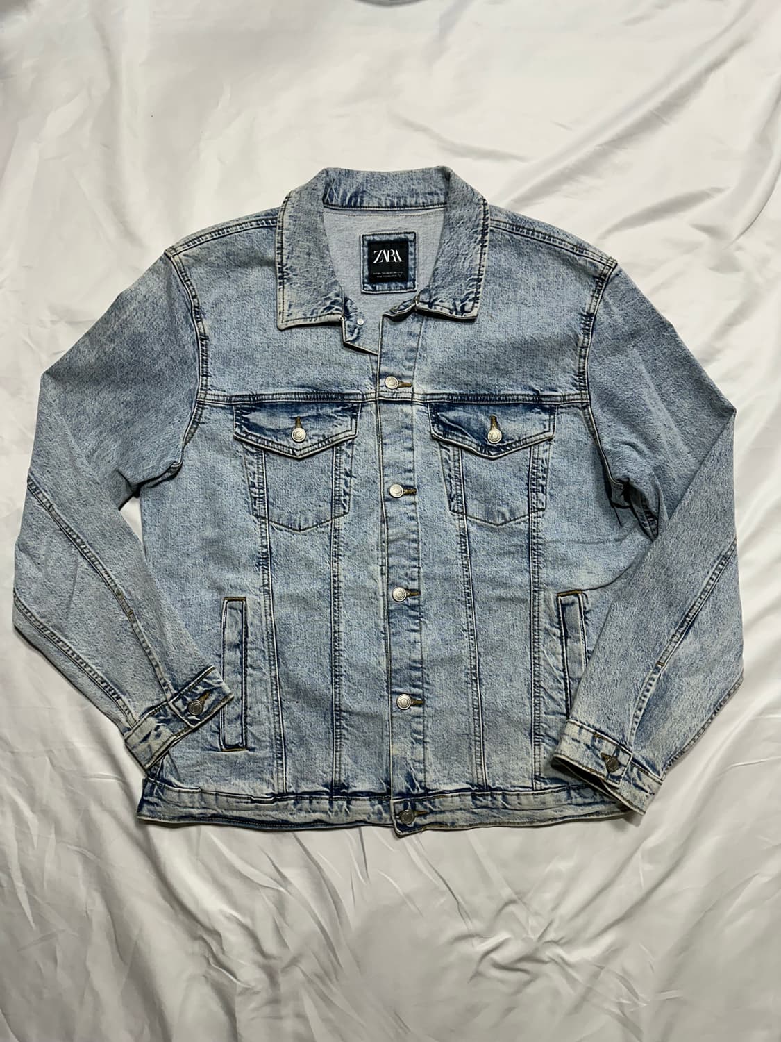 자라 연청 트러커 자켓 상품이미지1