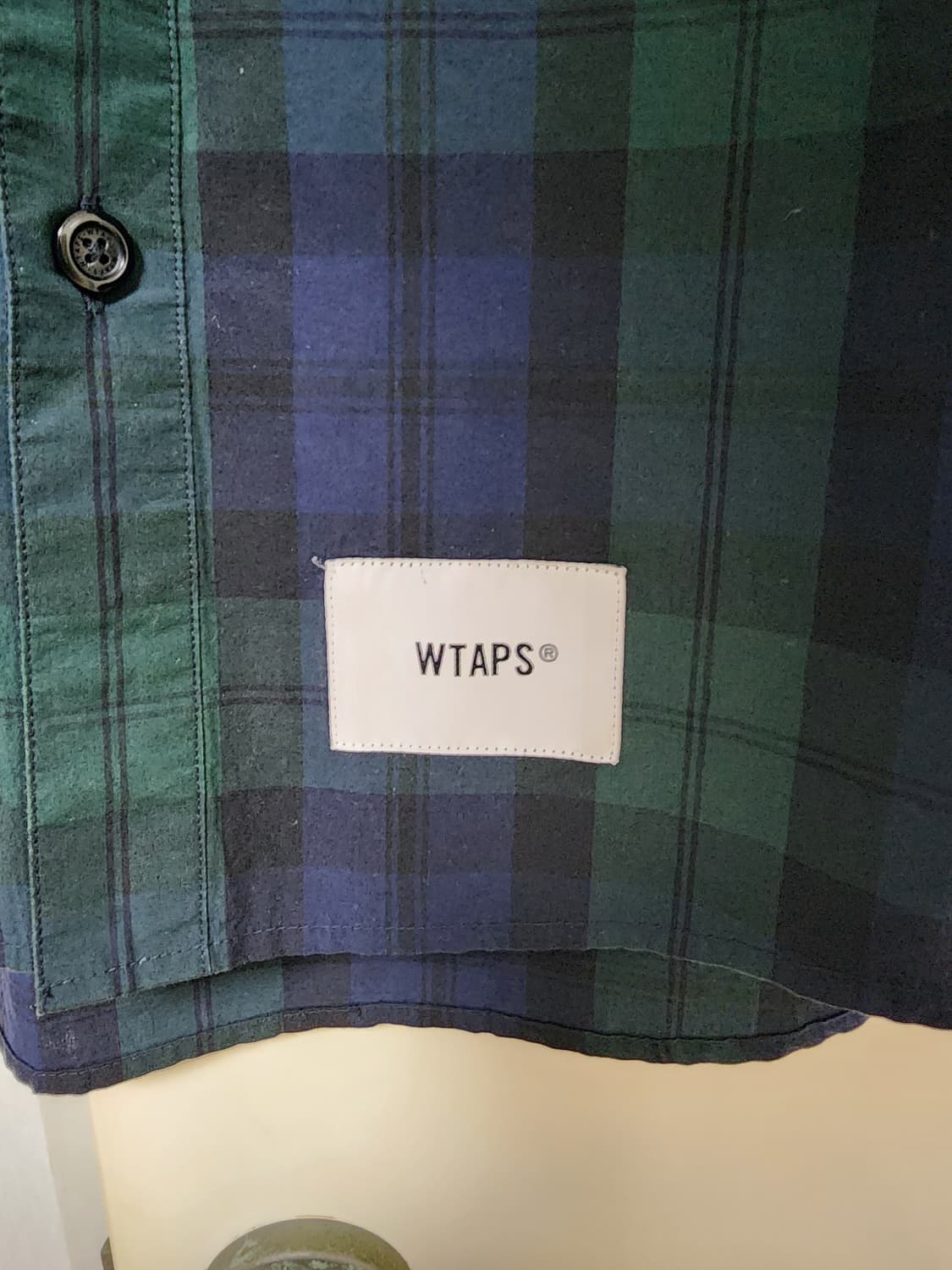 더블탭스 블랙와치 반팔 셔츠 4 상품이미지3