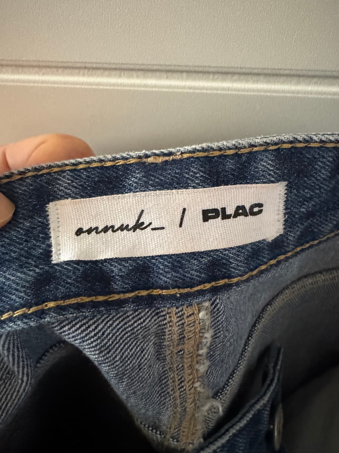 PLAC x Onnuk 데님 카고 스커트 상품이미지5