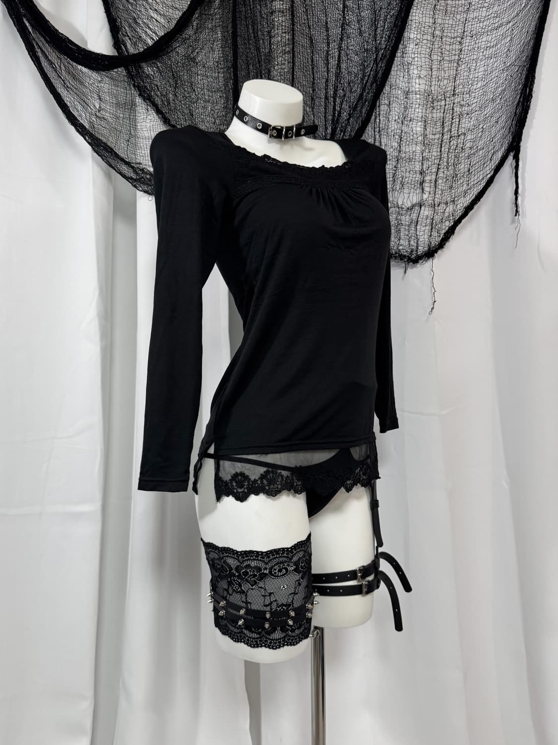 lace t-shirt 상품이미지3