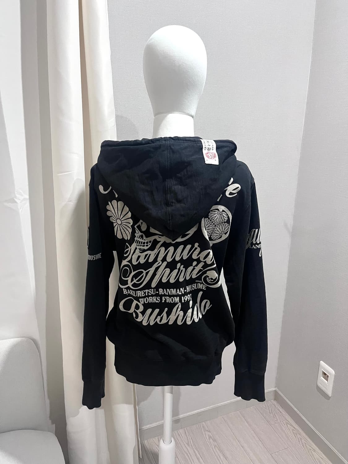 빈티지 펑크 프린팅 후드집업 그런지y2k 상품이미지3