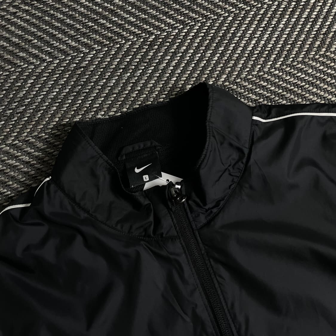 00s 나이키 스우시 로고 올드스쿨 블랙 바람막이y 3630 상품이미지5