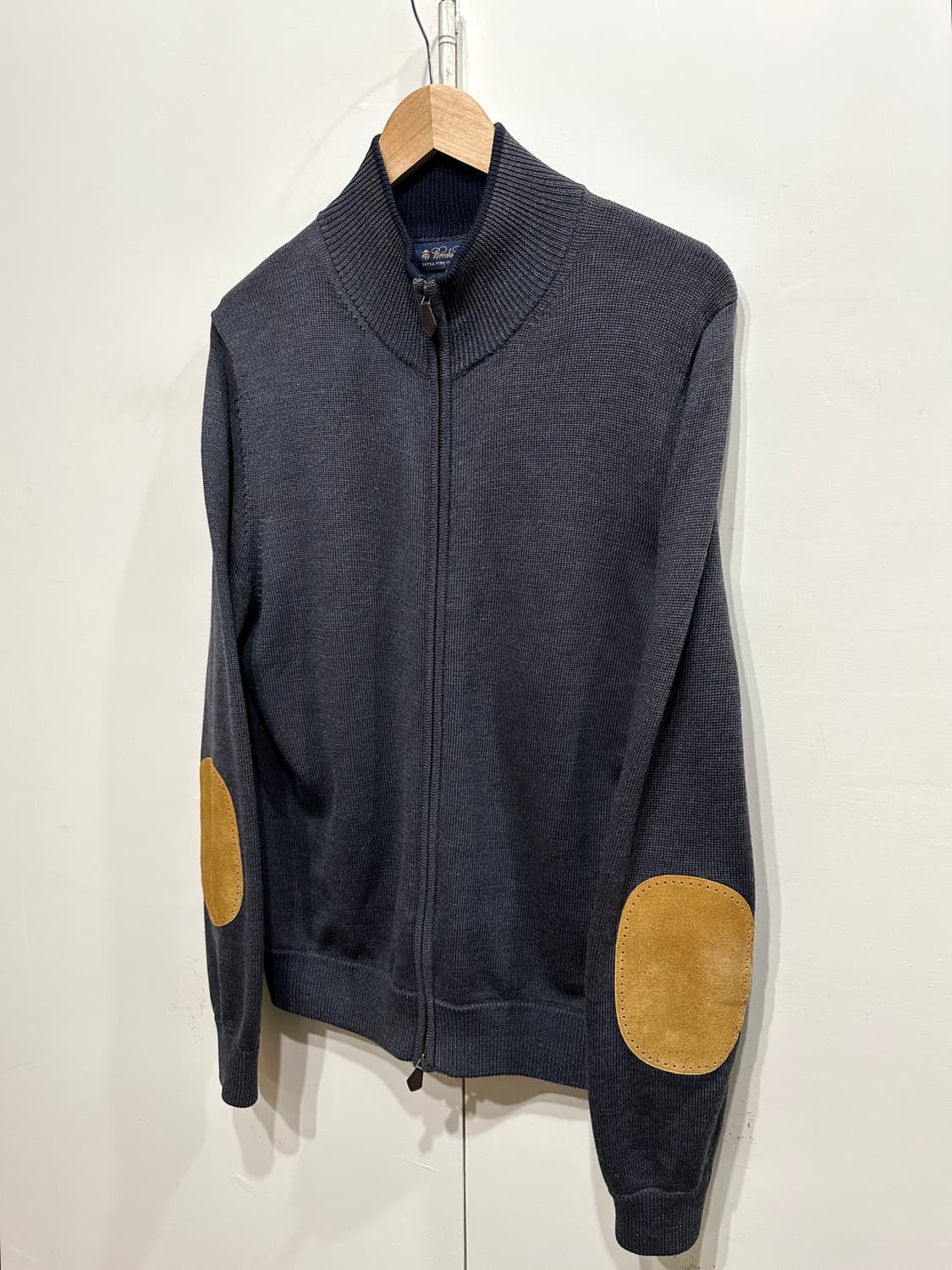 브룩스 브라더스 엘보 패치 니트 집업 상품이미지2