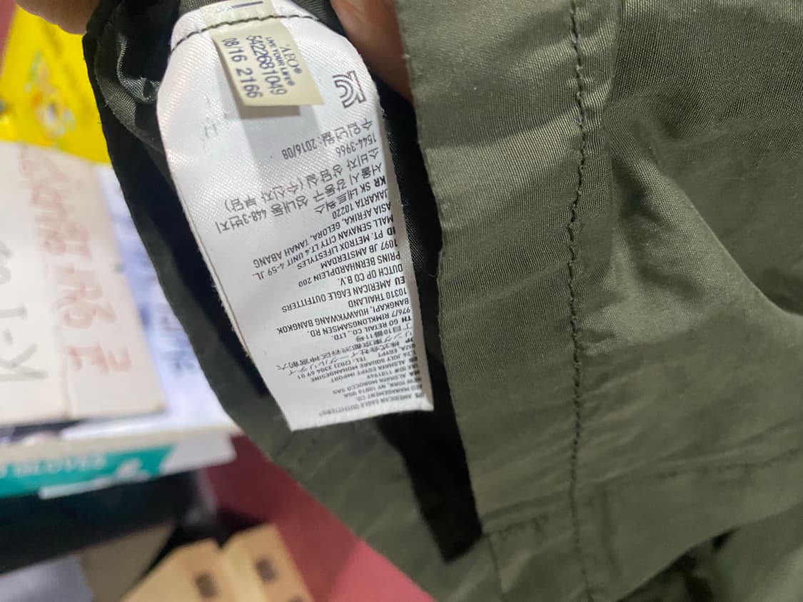 아메리칸 이글 카키 후드 야상 M 상품이미지8