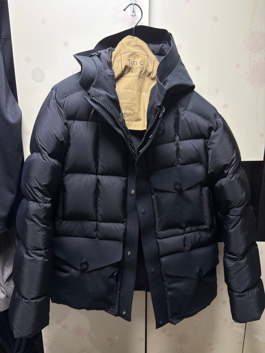 [48] 텐씨 카고 콤보 다운 재킷 블랙 상품이미지4