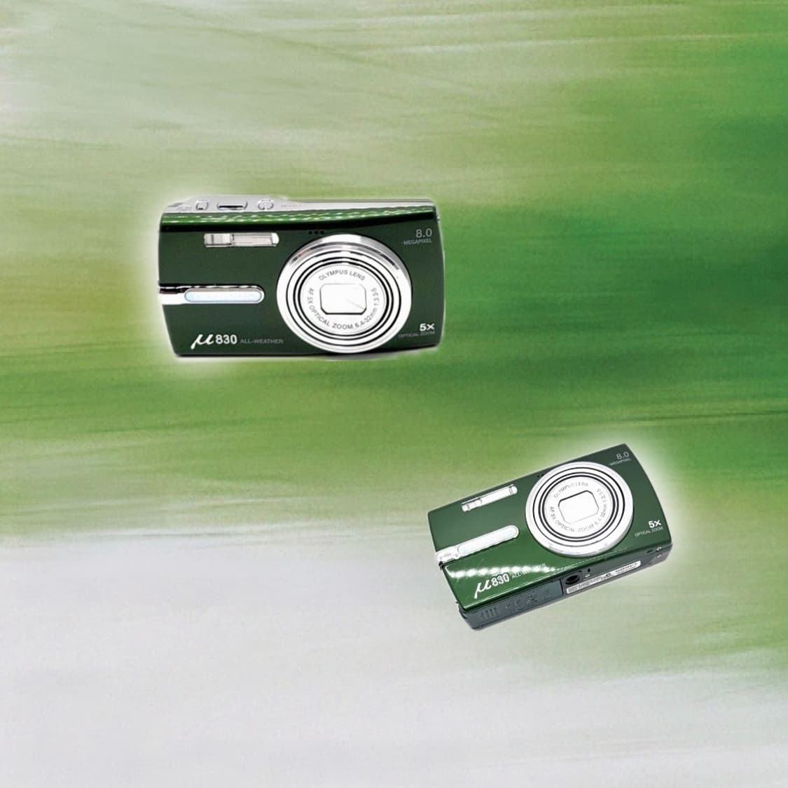 𖠳ᐝ초희귀/작례🫧올림푸스 뮤 olympus mju 830 그린🍃 상품이미지1