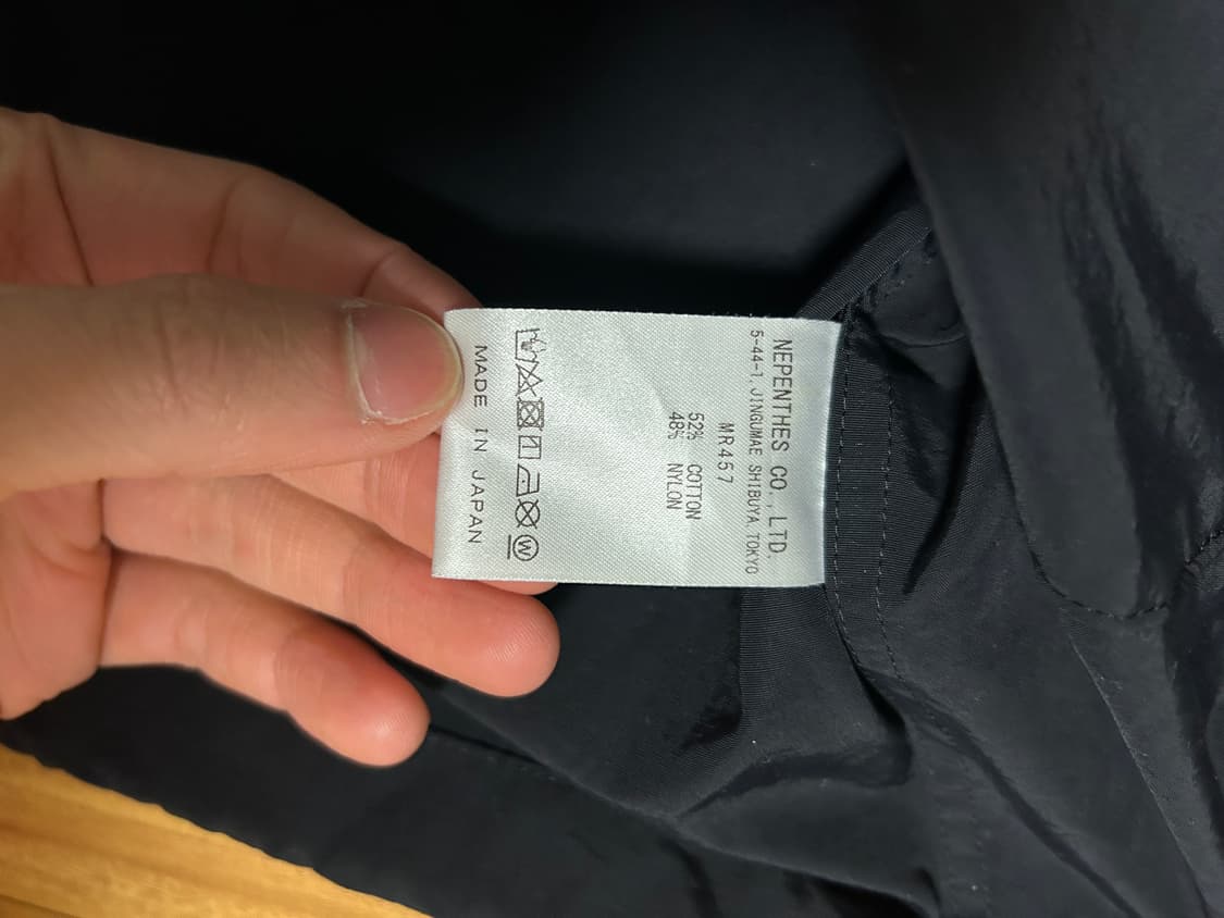 니들스 나일론 블랙 코치자켓 상품이미지7