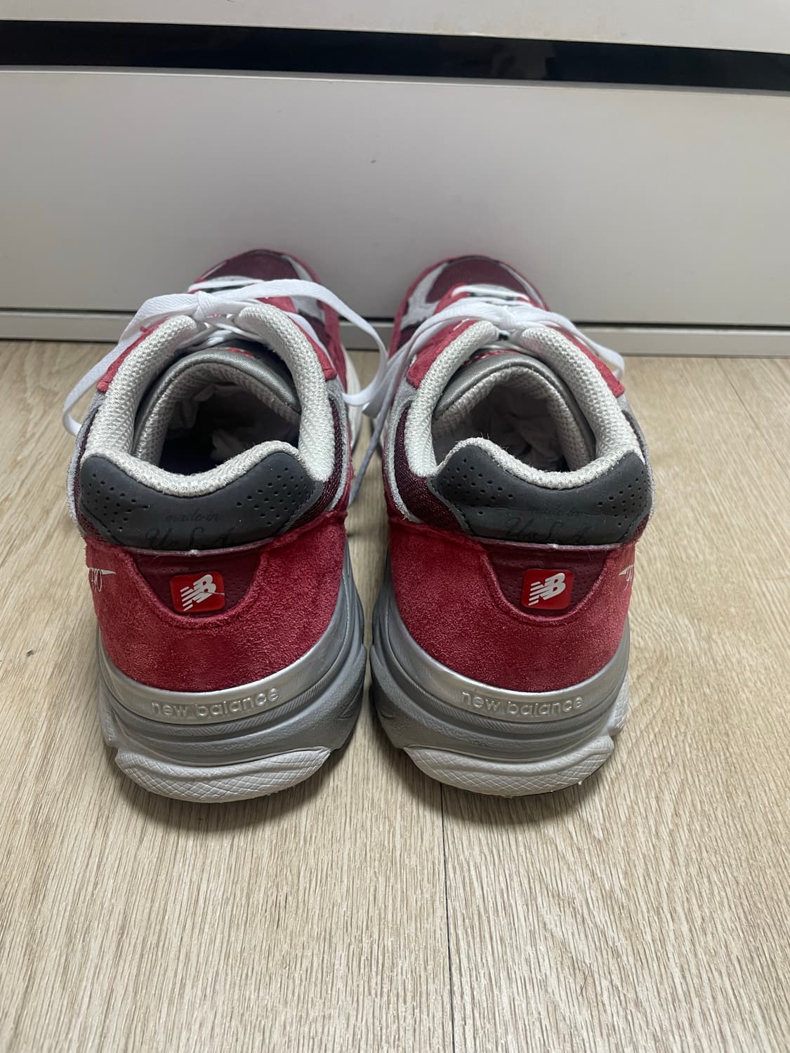 뉴발란스 990v3 메이드인USA 스칼렛 마블헤드 상품이미지4