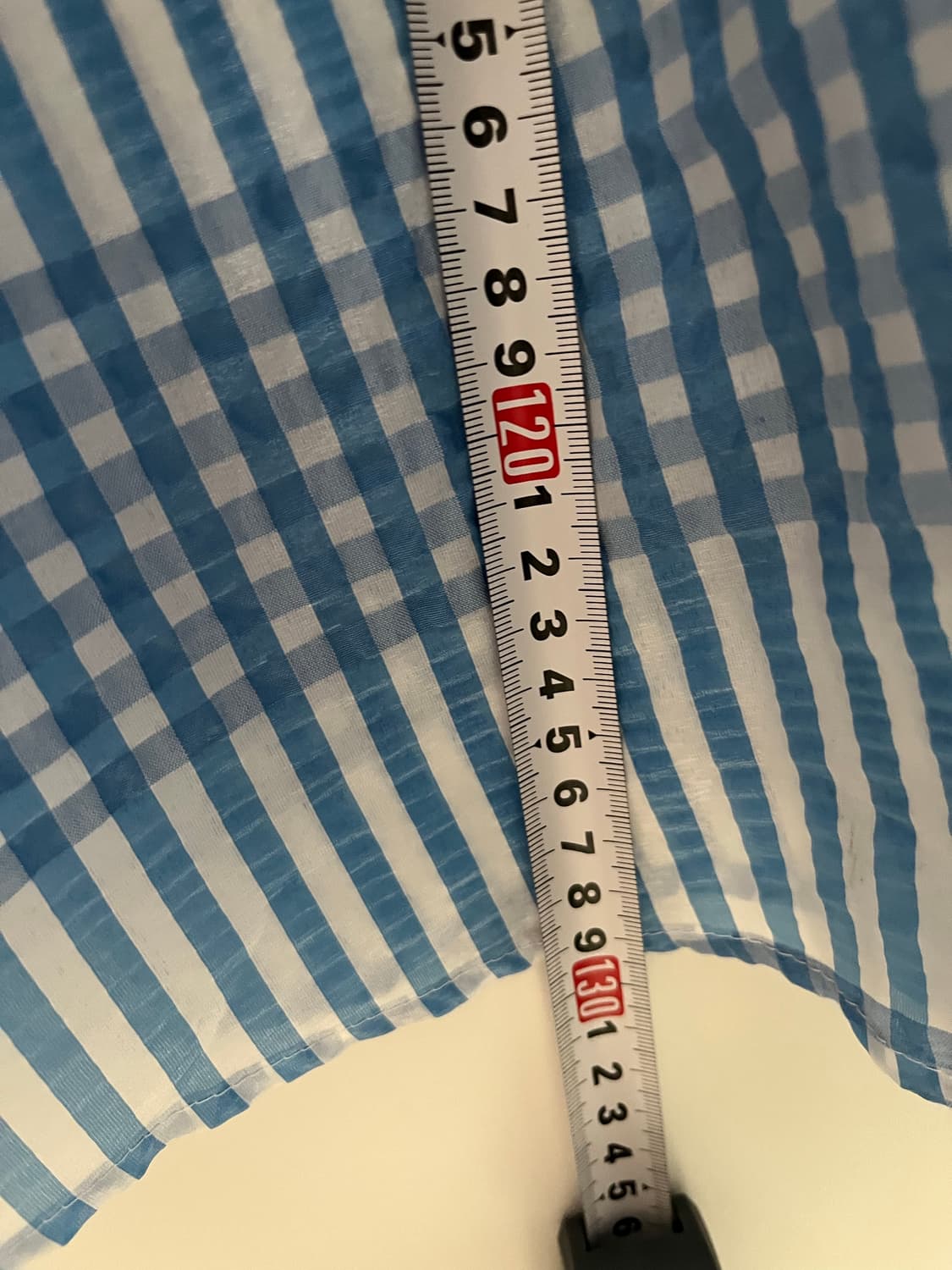 GANNI 시어서커 체크 맥시 드레스 상품이미지4