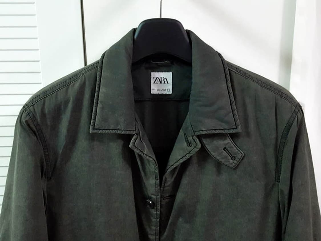 자라 남성 카키 점퍼 자켓 105 상품이미지2