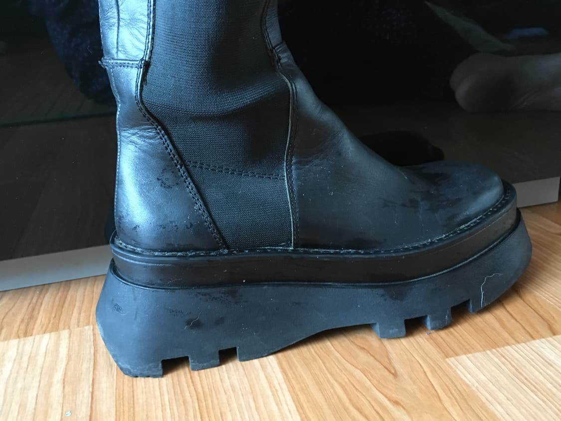 자라 플랫폼 롱부츠 상품이미지3