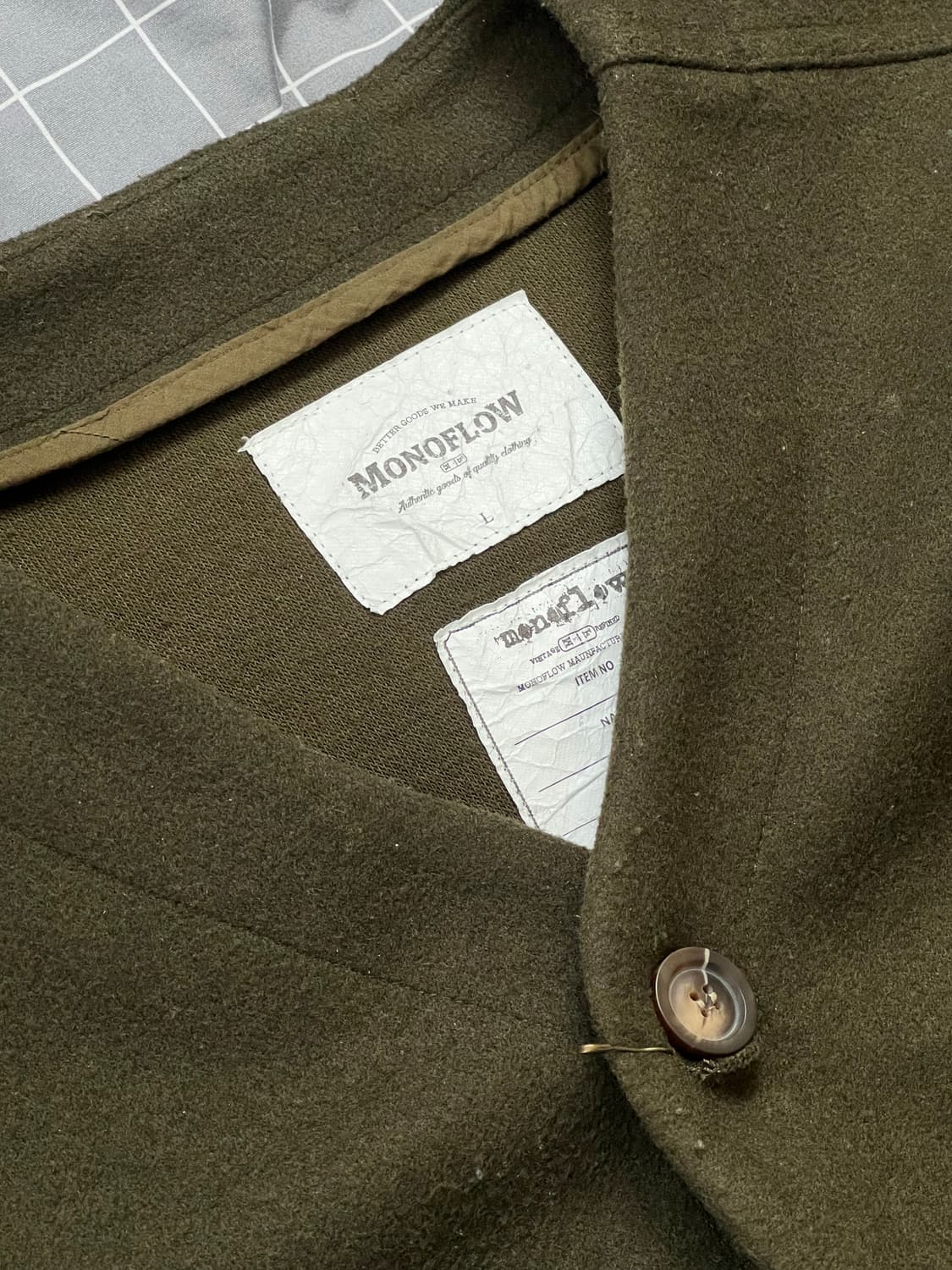 모노플로우 멀티포켓 가디건 상품이미지2