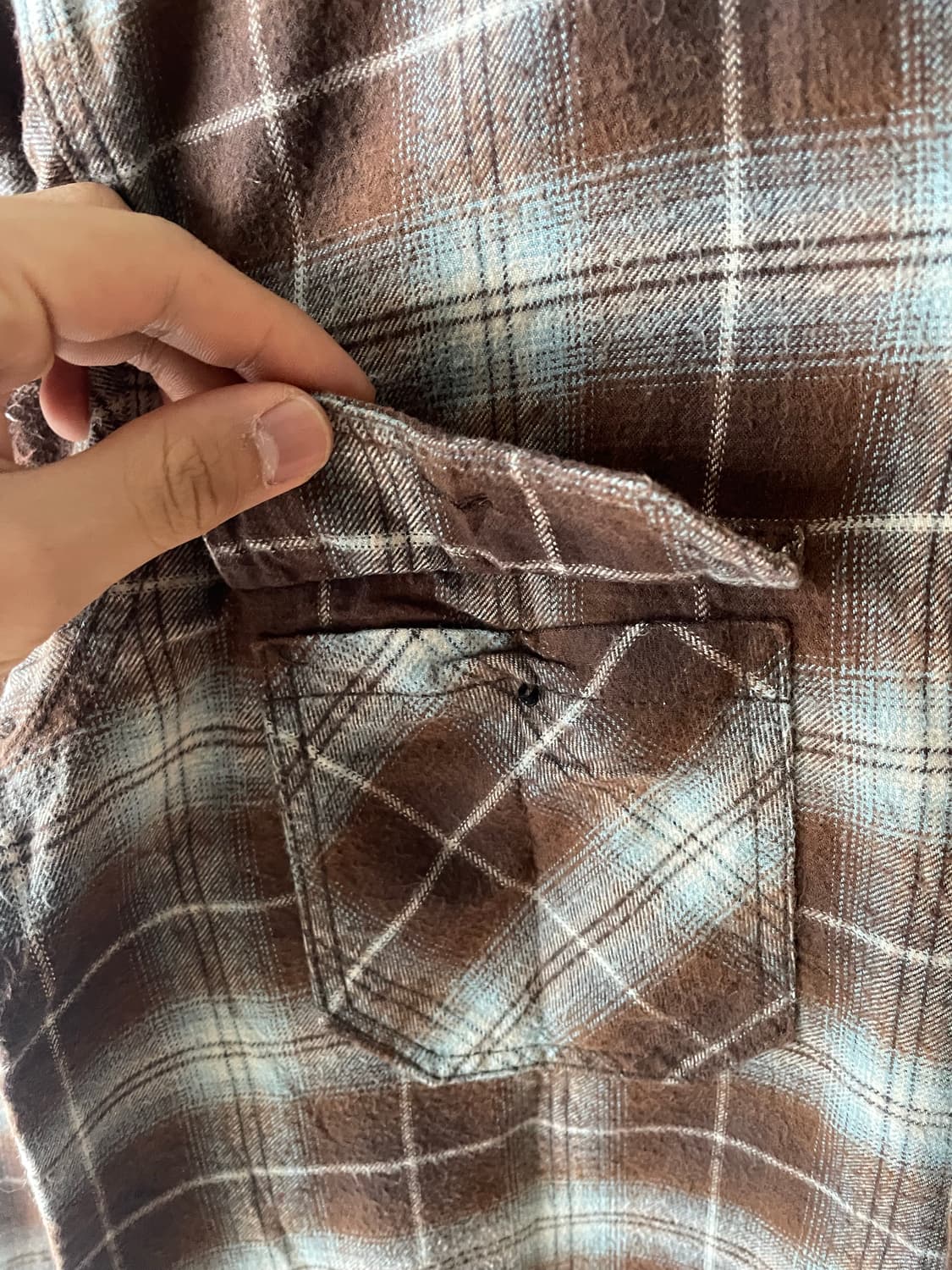 00's Vintage Levi's Red tab Work Shirt 상품이미지4