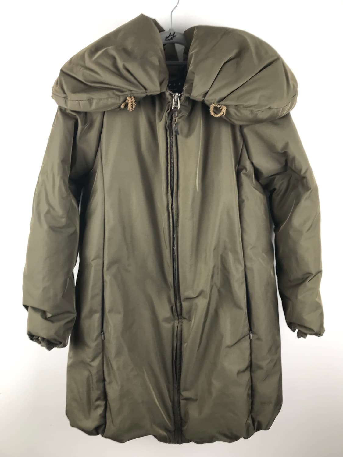 시슬리 구스다운 패딩 거위털패딩 코트 자켓 카키색 상품이미지1