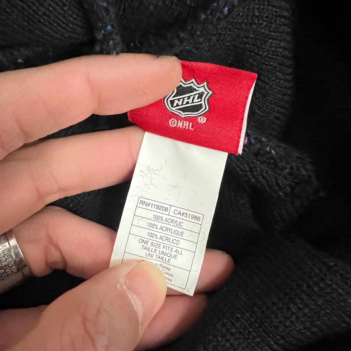 리복 NHL 뉴욕 레인저스 데드스탁 비니 상품이미지3