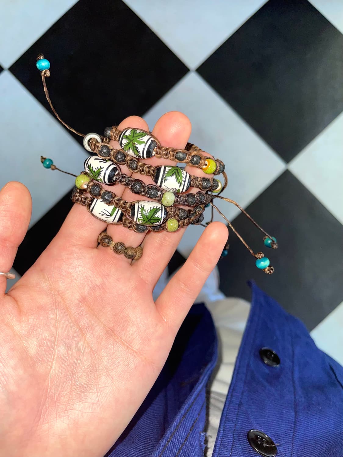 ••Bracelet•• 마크라메 대마 팔찌 상품이미지2