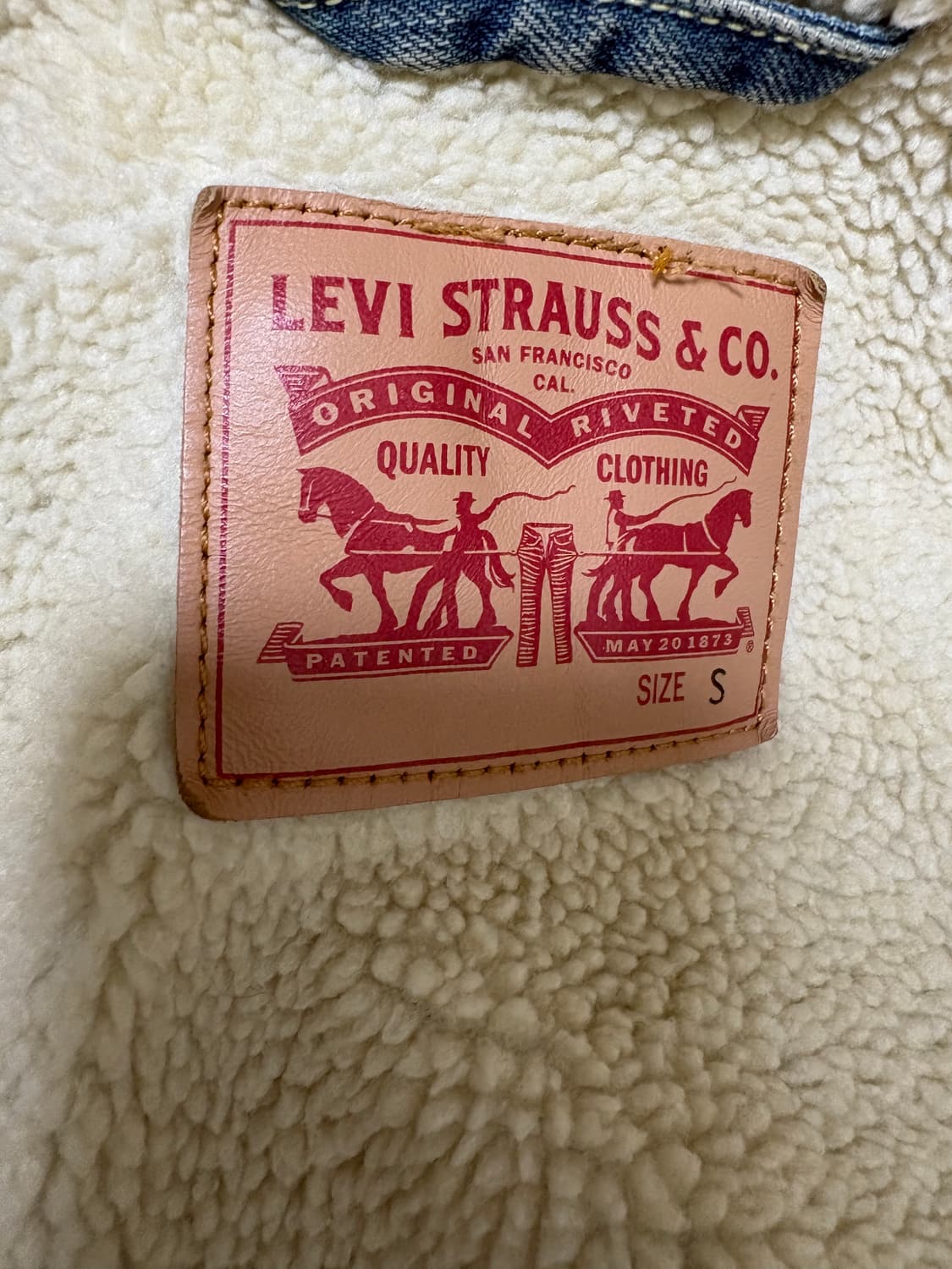 리바이스 쉐르파 자켓 s 상품이미지5