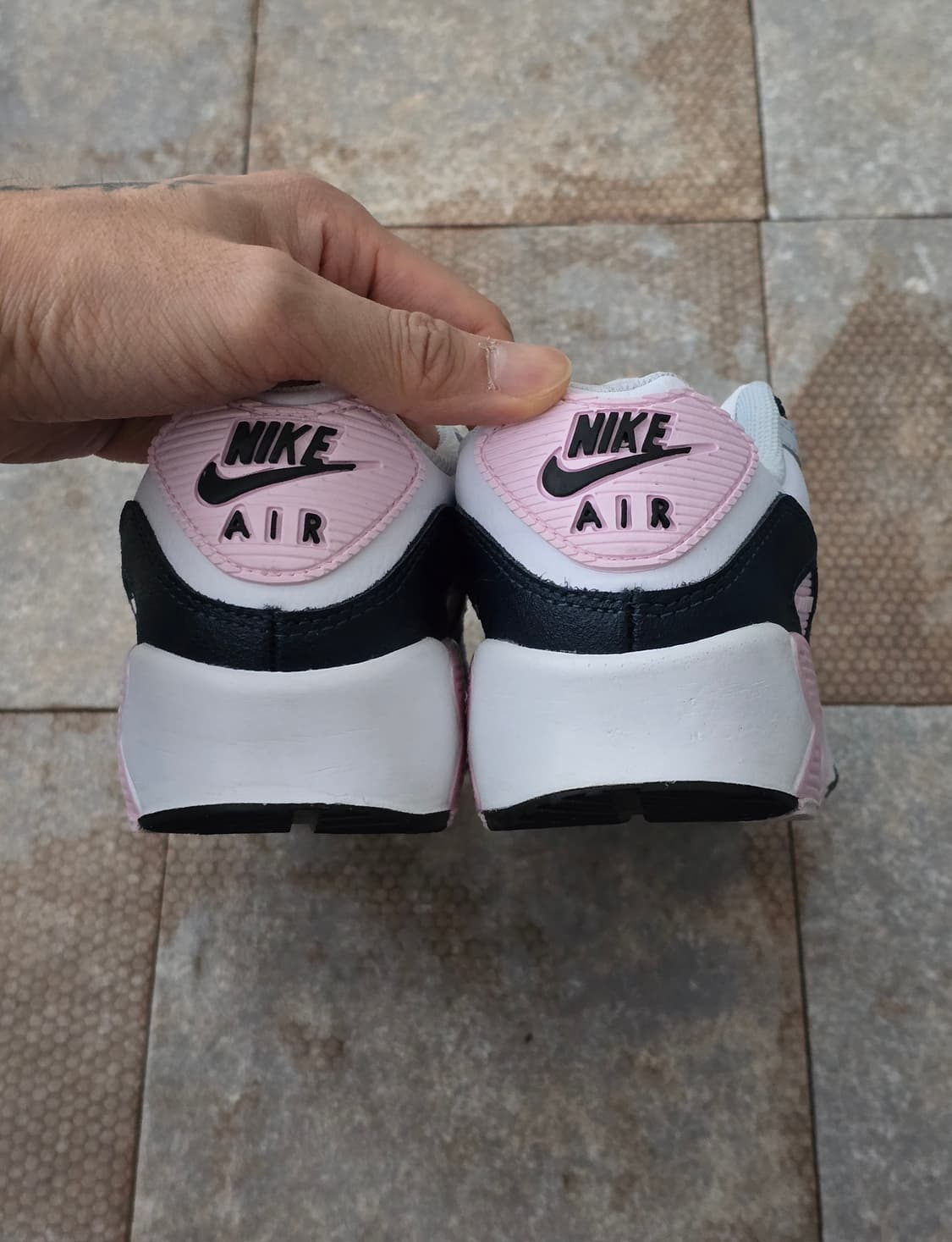 (230)나이키 에어맥스 90 화이트 핑크 폼  상품이미지8