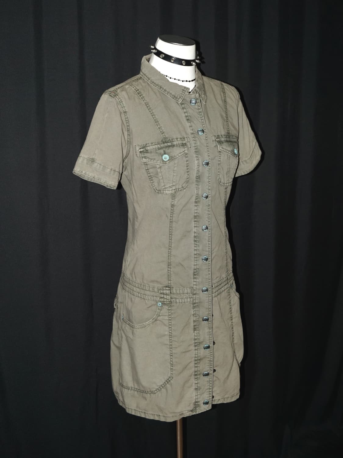 (guess) y2k vintage military jacket  상품이미지2