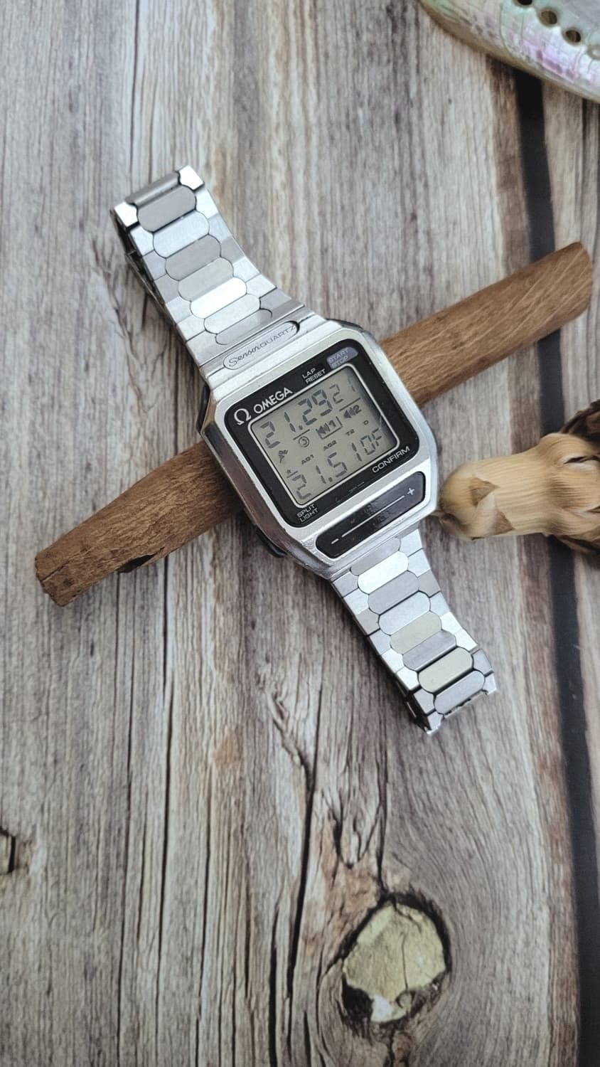 [특가상품]정품 오메가 센서쿼츠 빈티지 전자시계[터치패널] 상품이미지6