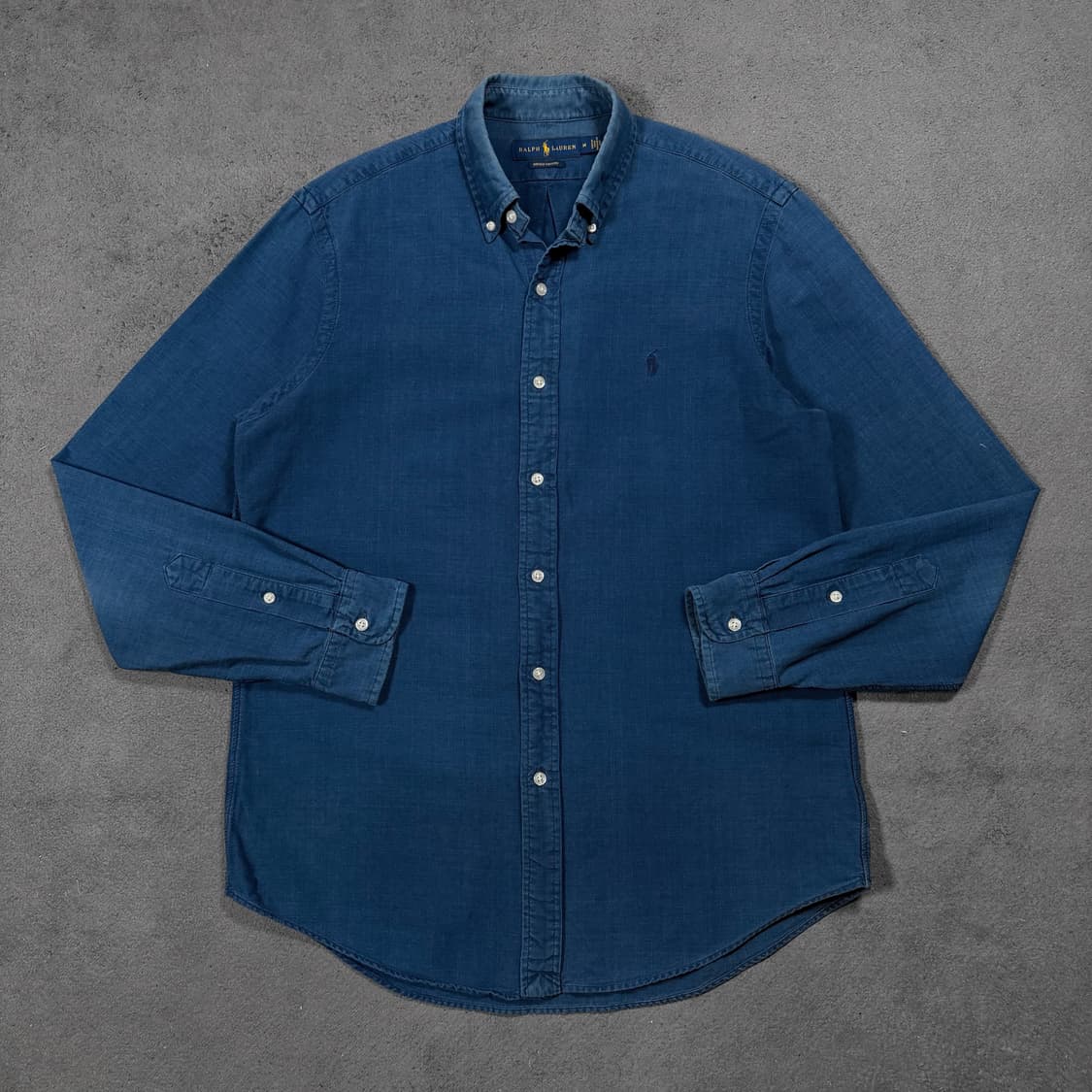 폴로 네이비 인디고 옥스포드 셔츠 상품이미지2