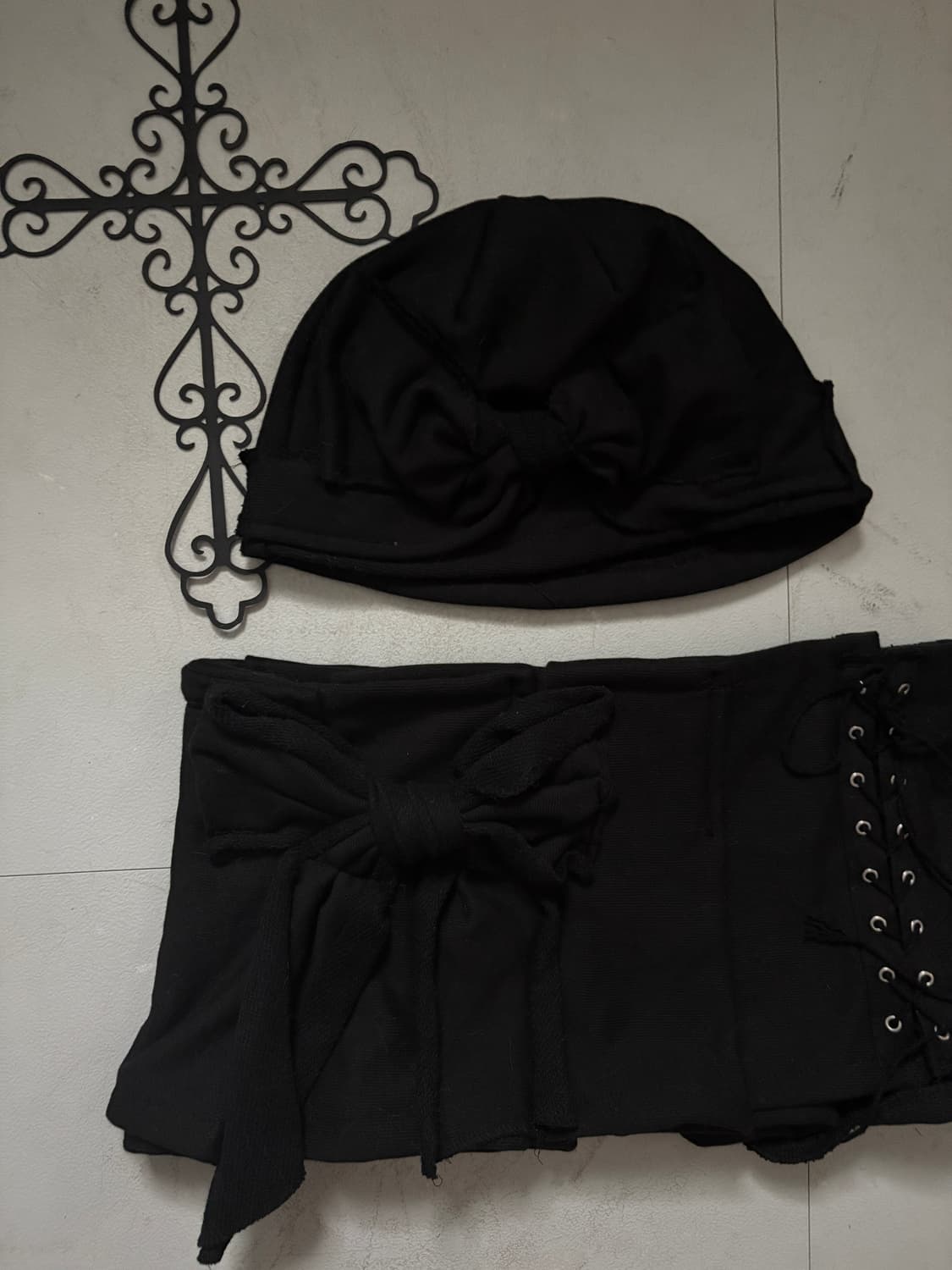 사화 메이드 리본 비니  상품이미지1