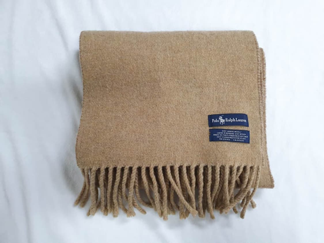 폴로 랄프로렌 헤링본 램스울100 머플러 상품이미지3