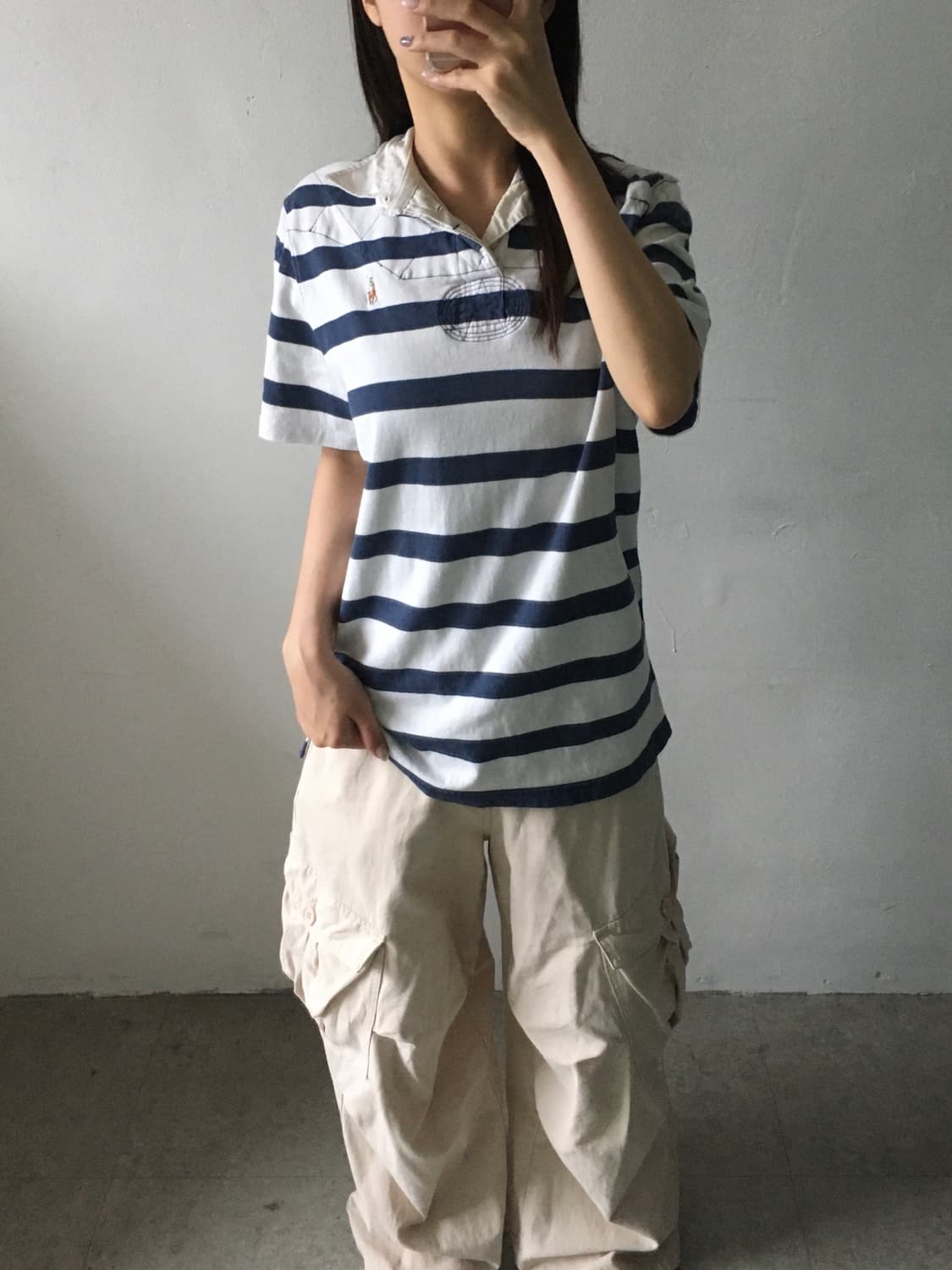 폴로 랄프로렌 스트라이프 럭비 빈팔티 상품이미지2