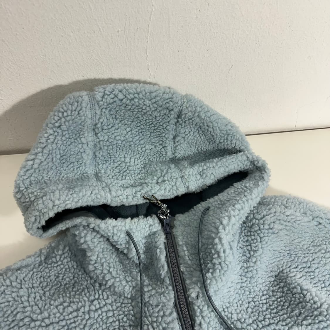 XL 밀레 스카이블루 오버핏 후드 플리스자켓 상품이미지4