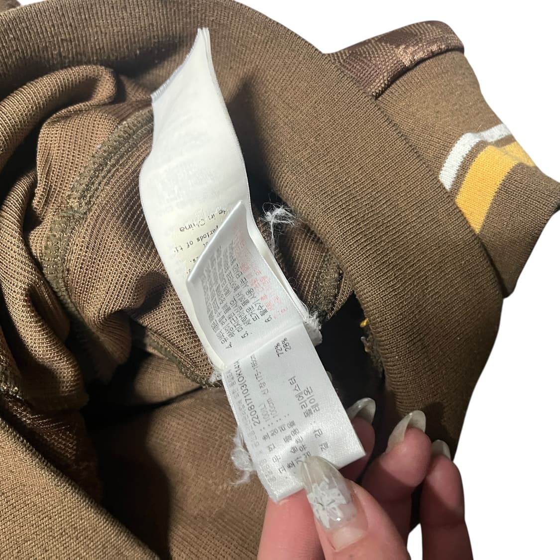 오니츠카 타이거 빈티지 오리엔탈 브라운 져지 상품이미지5