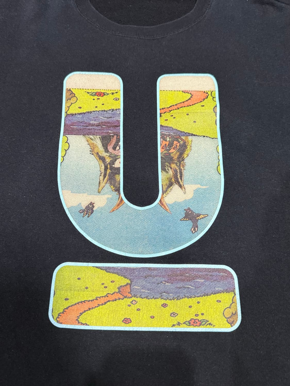 2015 언더커버 아카이브 자연의 u 시그니처 로고 맨투맨 스웨터 상품이미지2