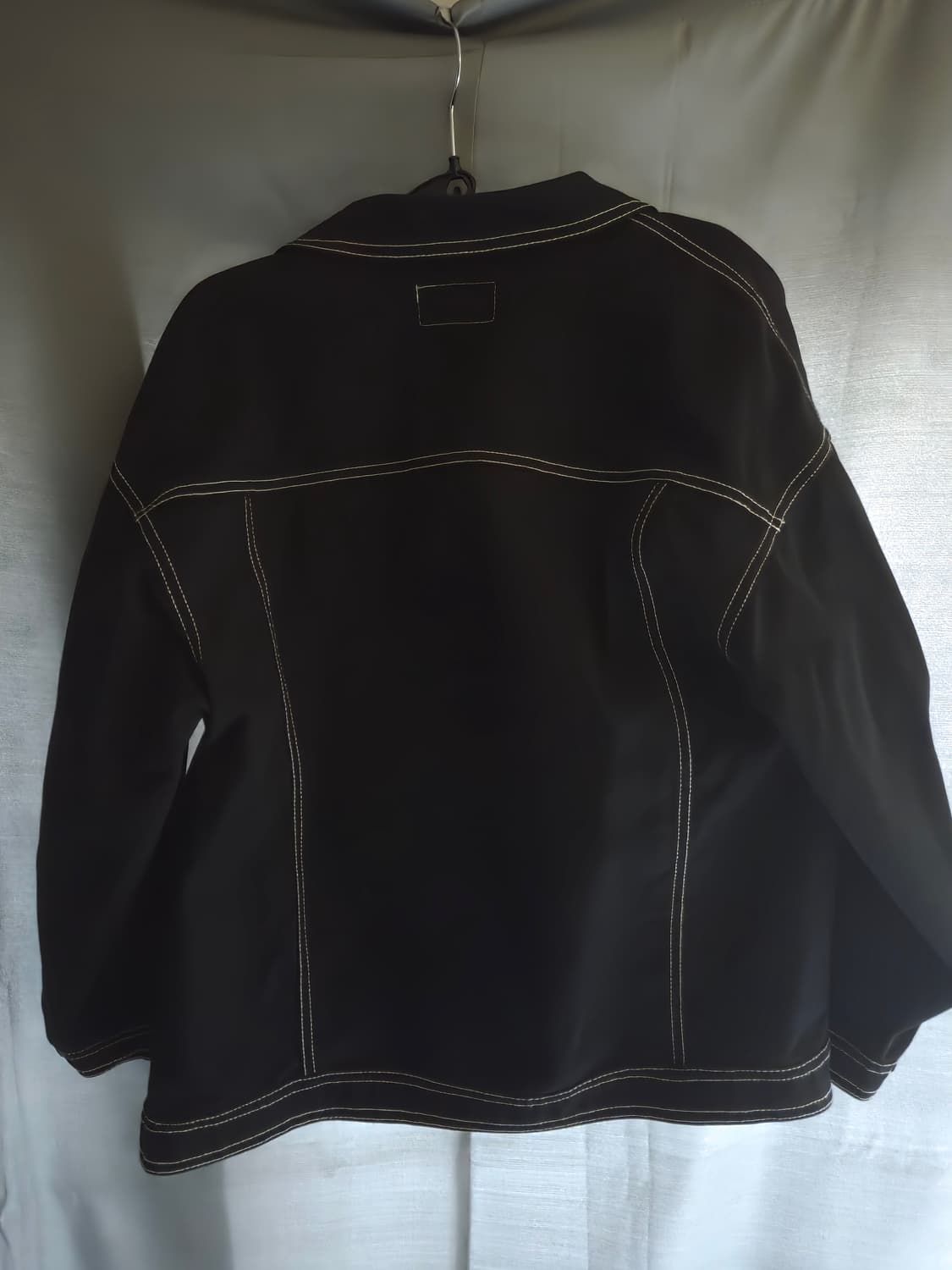 만원 급처! 스티치 데님 자켓 블랙 상품이미지2