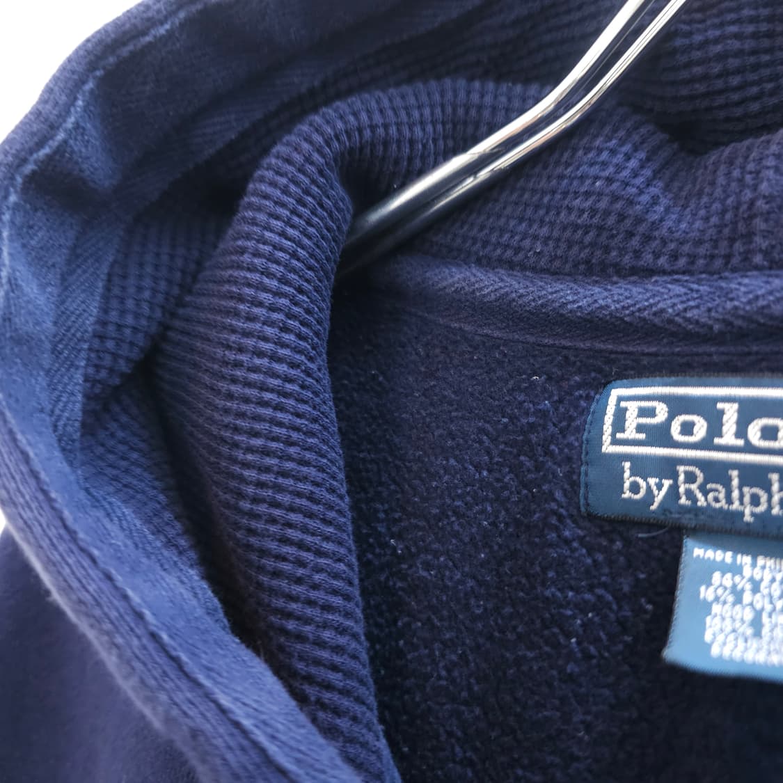 폴로 랄프로렌 써멀 후드집업 기모 네이비 상품이미지6