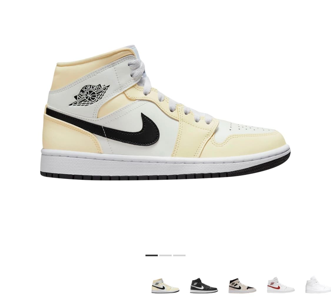 나이키 조던 1 미드 코코넛 밀크 220 상품이미지1