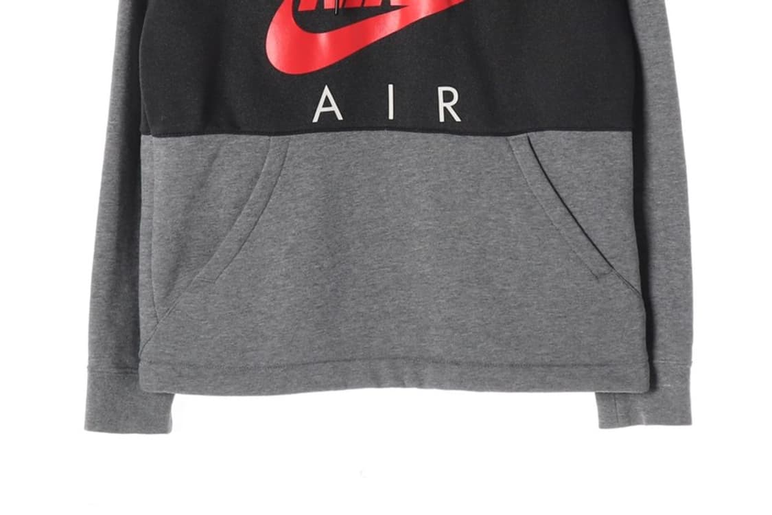 나이키 에어 빅로고 블랙 블록 기모 후드티 L 상품이미지4