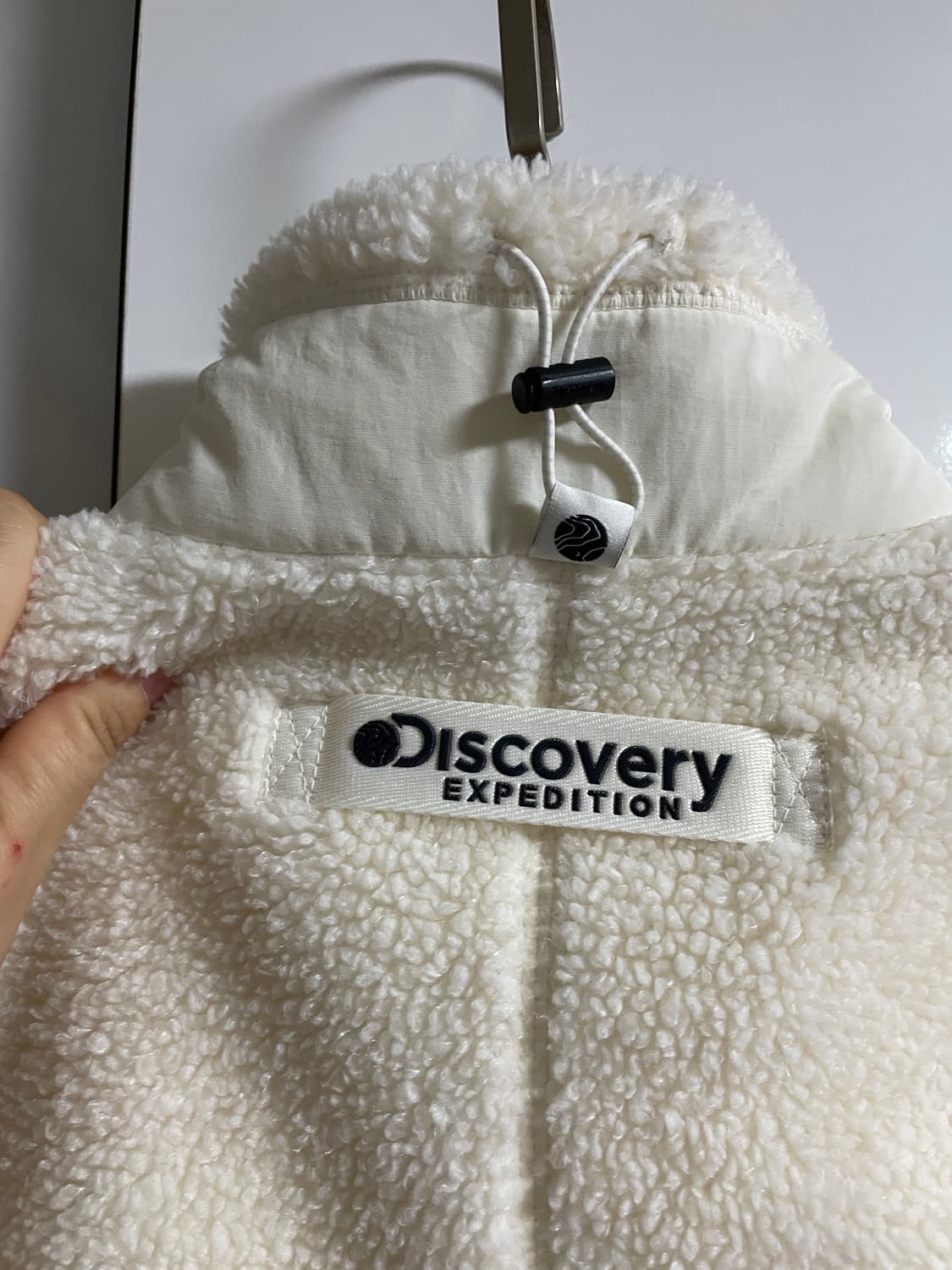 디스커버리 플리스 조끼 크림색 상품이미지5