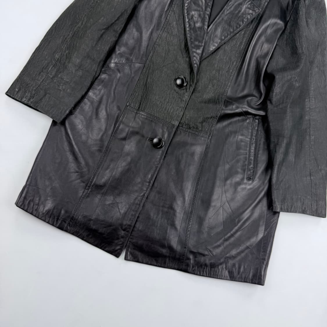 일본빈티지 WhiteBear 양가죽 자켓 상품이미지4