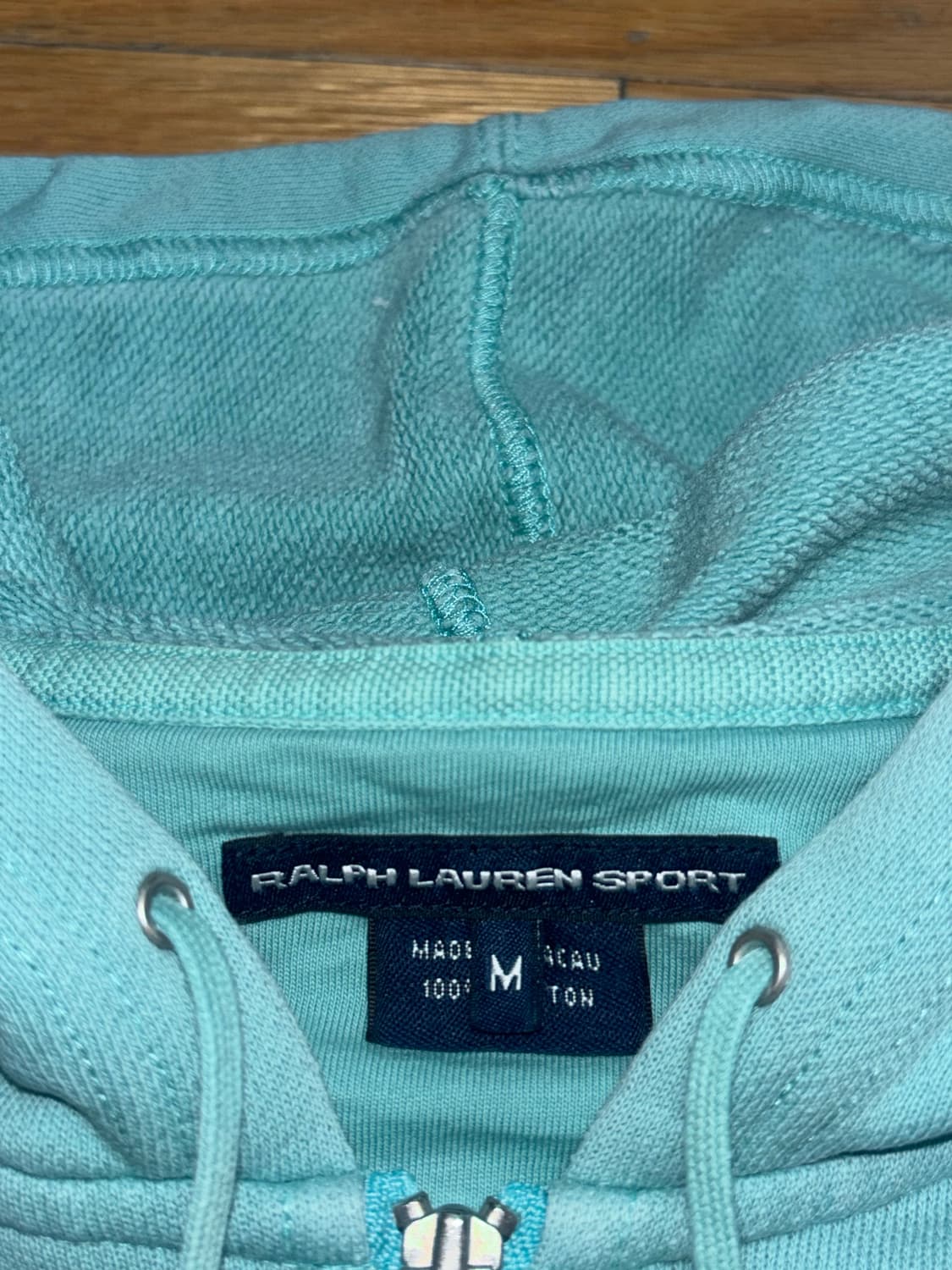 폴로 랄프로렌 아쿠아 블루 후드 집업 상품이미지8
