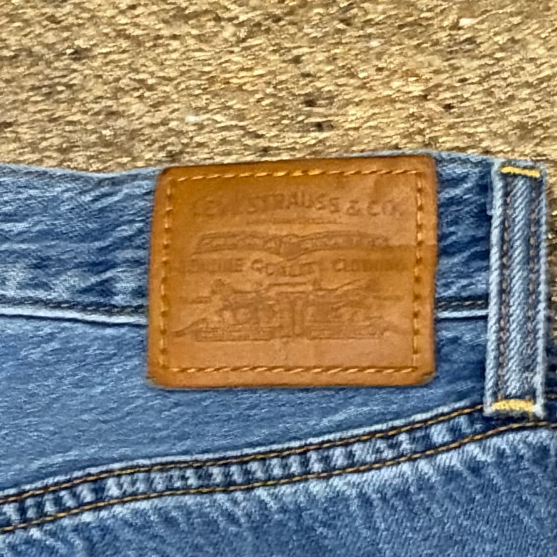 USA 빈티지 리바이스 립케이지 스트레이트 여성 청바지 상품이미지9