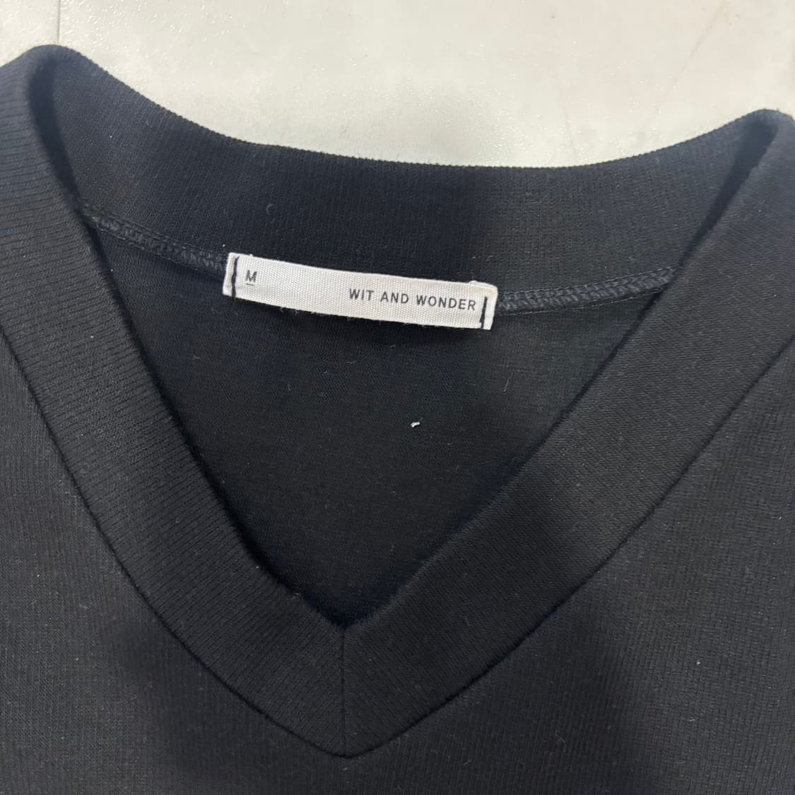 블랙 니트 조끼 M 상품이미지2