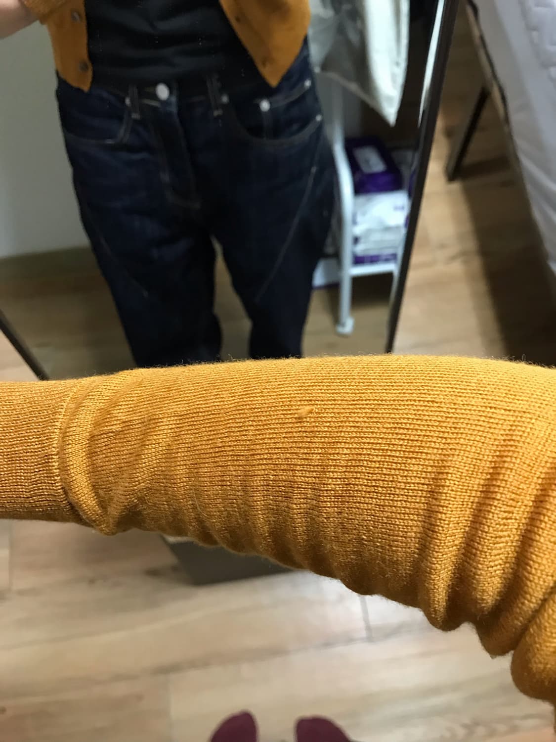 오렌지 가디건 상품이미지4